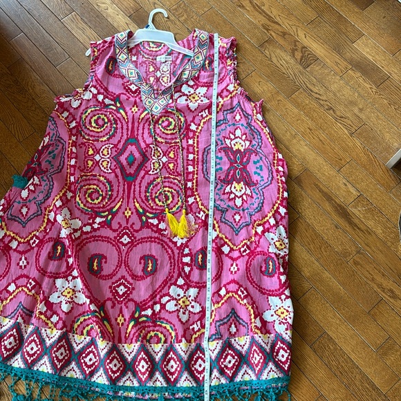 Naudic colorful midi dress 👗 or cover-up - Picture 13 of 17